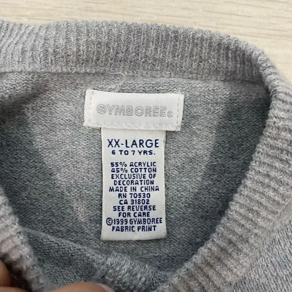 Gymboree gray sweater